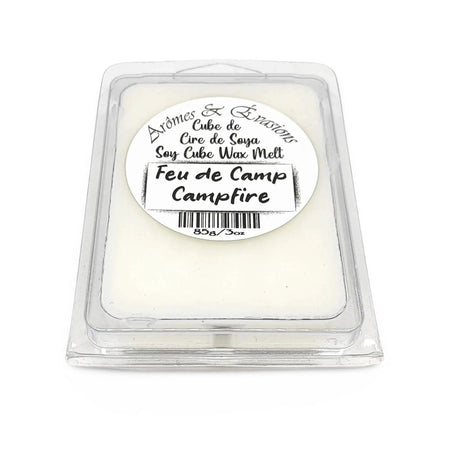 Soy -Scented Wax Melts Tart Cube Campfire