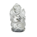 Stone -Carved -Ganesh -Crystal Quartz -Tumbled