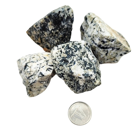 Stone -Epidote -Black Lines -Rough -Extra Large