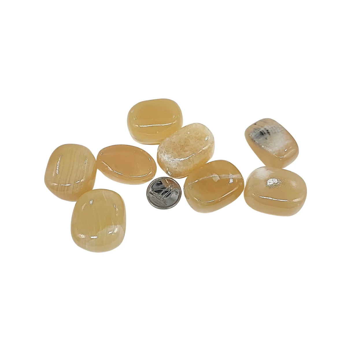 Stone -Honey Calcite -Tumbled