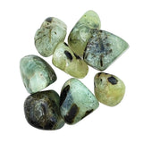 Stone -Prehnite -Rutile -Tumbled -Medium