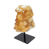 Stone -Specimen -Citrine on Metal Stand -Rough