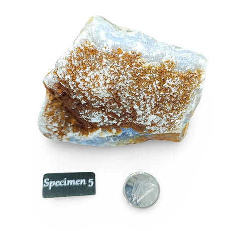 Stone -Blue Lace Agate -Specimen -Rough Specimen 5: 204g