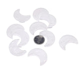 Stone -Natural Crystal Quartz -Sculpture -Moon