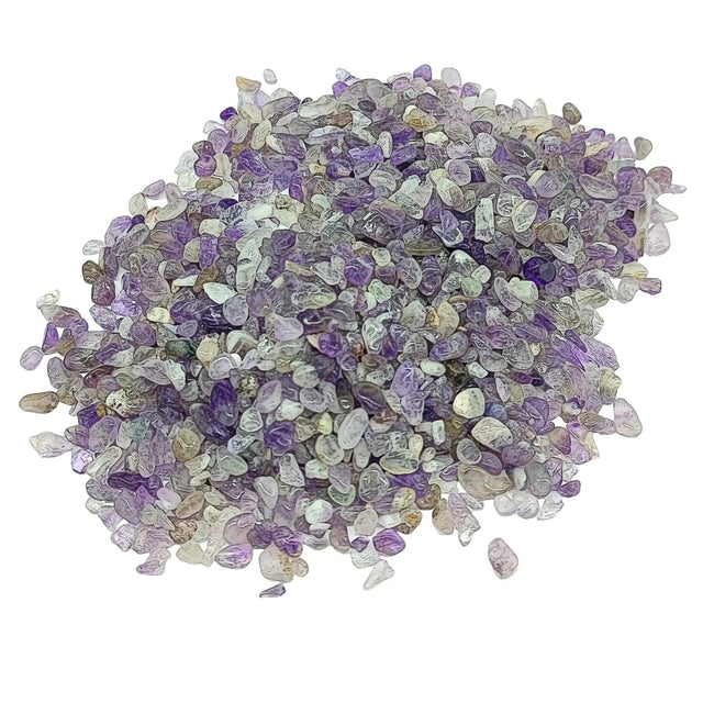 Stone - Tumbled Chips - Amethyst - 3 to 5mm 10 g