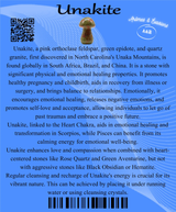 Descriptive Cards - Precious Stones & Crystals - Unakite