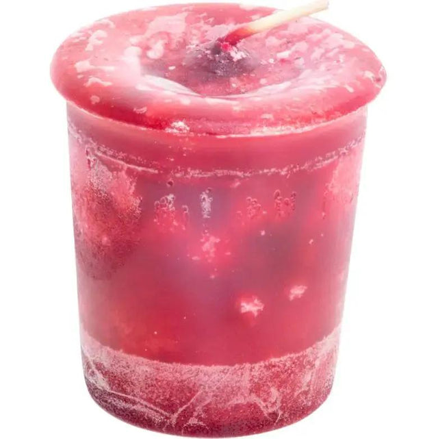Votive Herbal - Scented Ritual Candle - Dragons Blood - Red