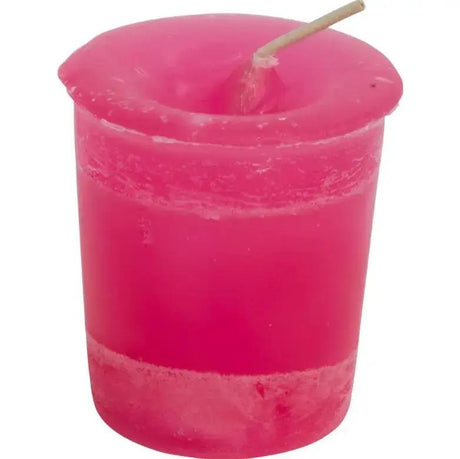 Votive Herbal - Scented Ritual Candle - Manifest a Miracle - Pink