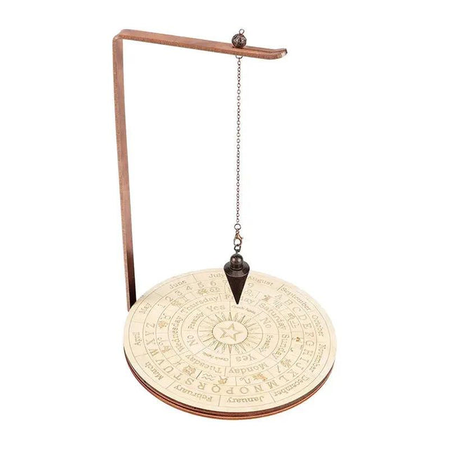 Pendulum - Hanging Pendulum Board - Ouija & Zodiac - Wheat
