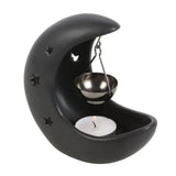Diffuser - Natural Oil Burner - Black Crescent Moon