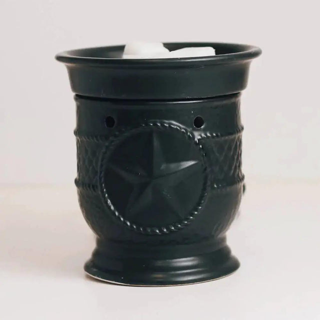 Diffuser - Electric Oil & Wax Cube Burner - Black Star - Tabletop