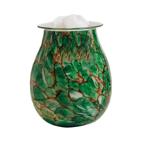 Diffuser - Electric Oil & Wax Cube Burner - Hazel Glass - Tabletop