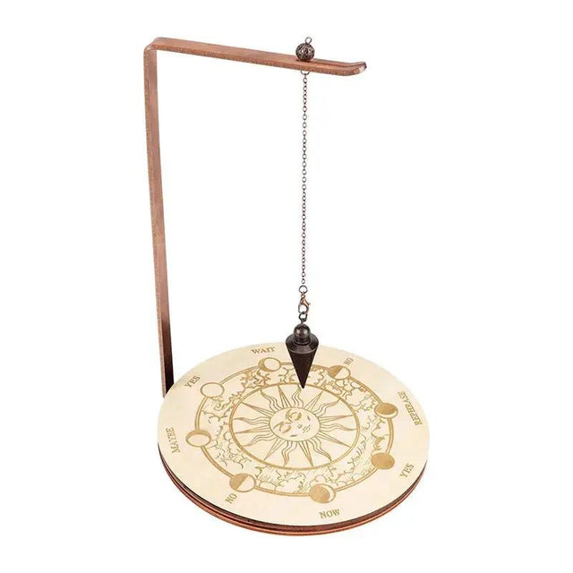 Pendulum - Hanging Pendulum Board - Sun & Moon Phase - Wheat