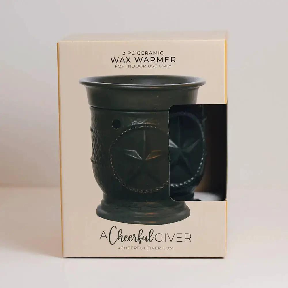 Diffuser - Electric Oil & Wax Cube Burner - Black Star - Tabletop