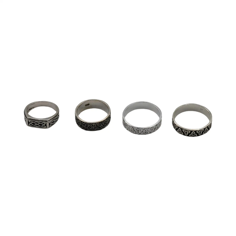 Ring - 925 Sterling Silver - For Men - Celtic Type