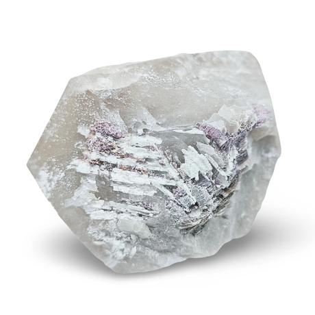 Stone - Lepidolite in quartz matrix specimen with purple lepidolite, 1470g, Rocks & Fossils by Pür Sérénité