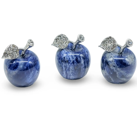 Stone - Sodalite - Apple Shape - Tumbled