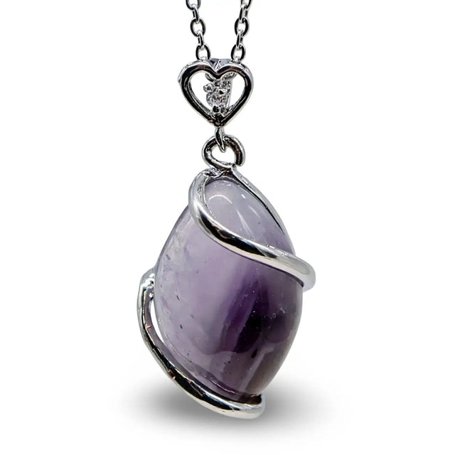 Necklace - Horse Eye - Amethyst