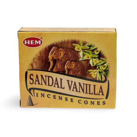 Hem - Incense Cones - Sandal Vanilla
