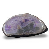 Stone - Purple Agate Geode Slice - 556 g Specimen