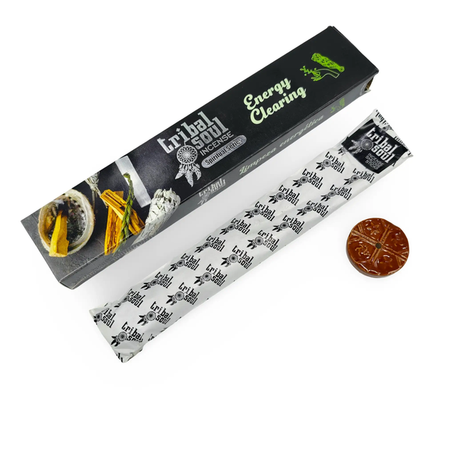 Incense sticks Tribal Soul Energy Clearing, Spiritual Series, 15g packaging