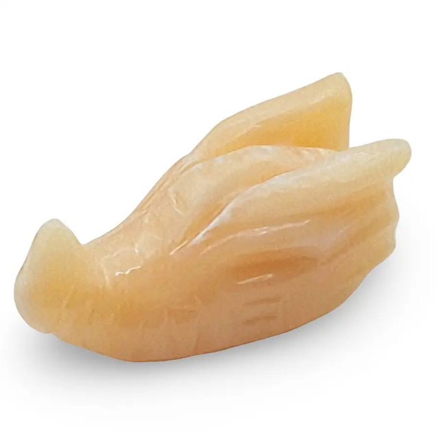 Stone - Yellow Calcite - Dragon Head Shape - Tumbled
