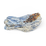 Natural kyanite specimen; rough blue crystals with brown matrix, 9 inches long and 2330 g