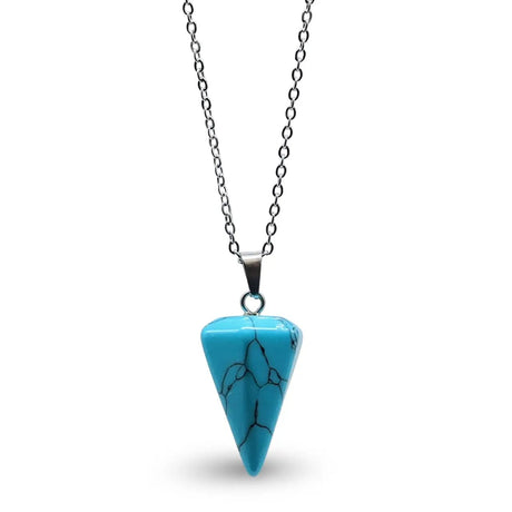 Necklace - Mini Cone - Turquoise