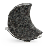 Stone - Yooperlite Moon Shape with Astrological Metal Stand