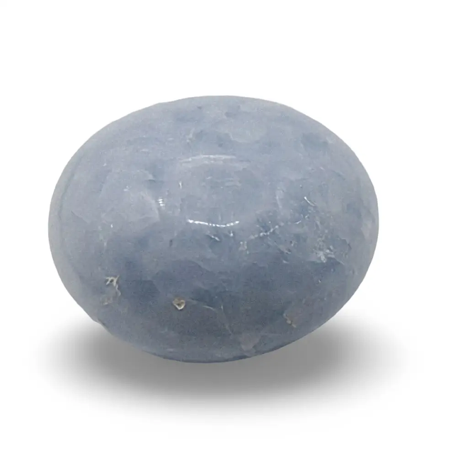 Palm Stone - Blue Calcite - Tumbled - 112g