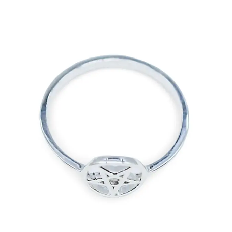 Ring - 925 Sterling Silver - Pentacle 9