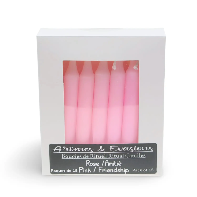 Ritual Candle – Arômes & Évasions – Pink for Friendship
