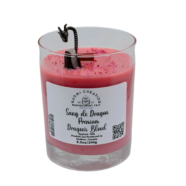 Scented Candles - Dragon Blood - Premium - Wood Wick