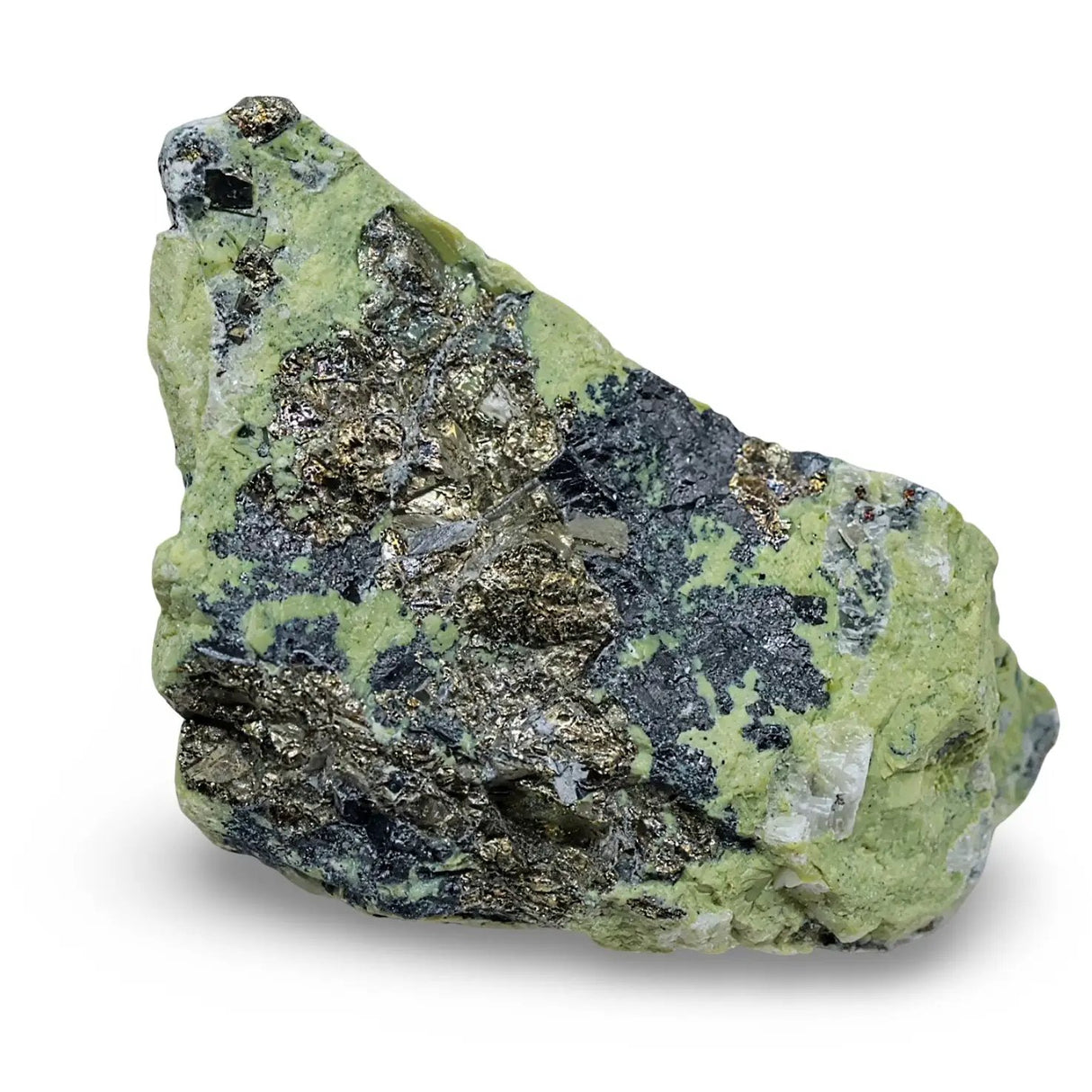 Stone - Serpentine With Pyrite Inclusions - Peru - Rough - 216g