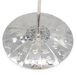 Stone - Yooperlite Moon Shape with Astrological Metal Stand