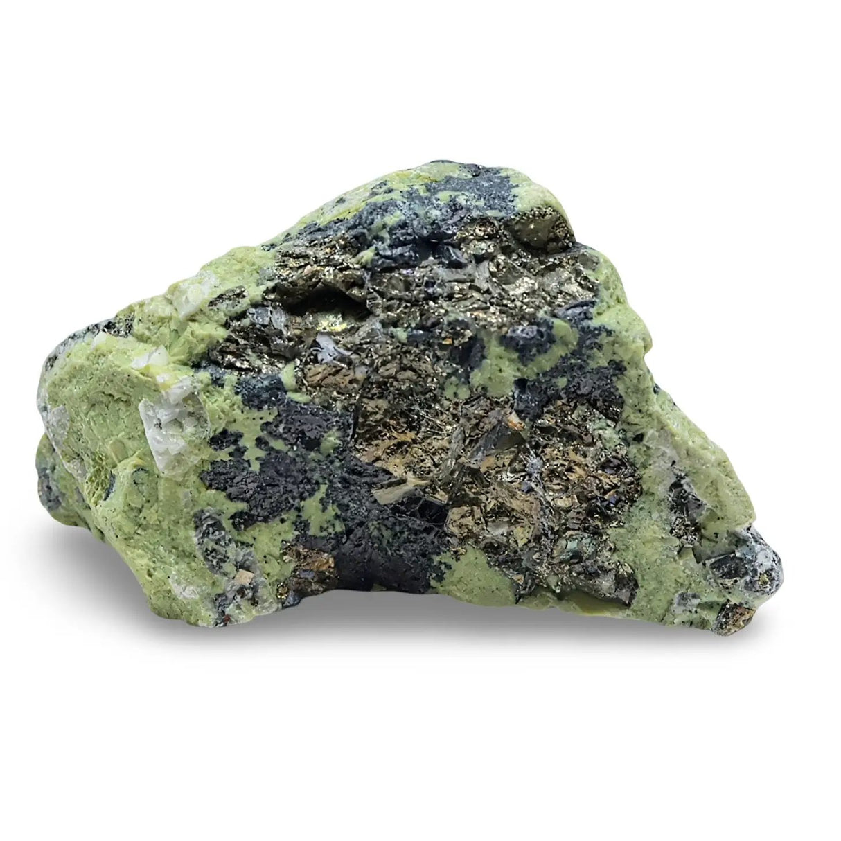 Stone - Serpentine With Pyrite Inclusions - Peru - Rough - 216g