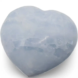 Stone - Blue Calcite - Heart Shape - Tumbled