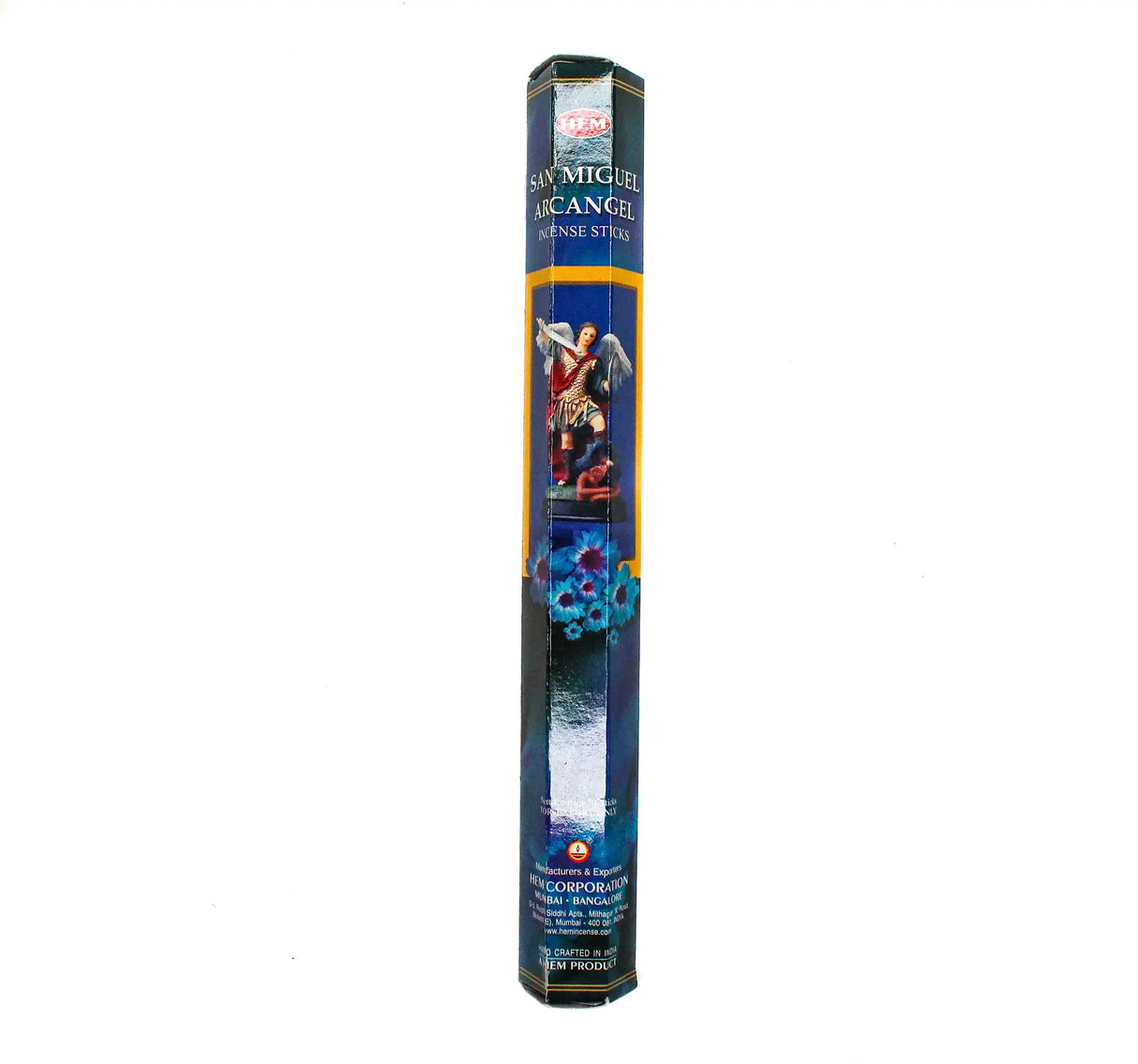 Incense sticks by HEM, San Miguel Arcangel in blue packaging, 20-stick pack